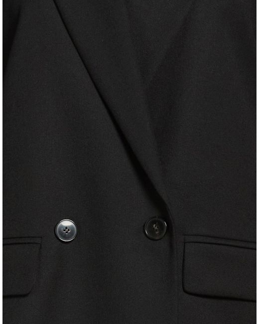 Marella Black Blazer Polyester, Viscose, Elastane