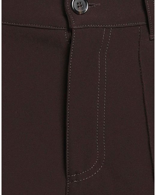 Pinko Brown Pants Polyester, Elastane