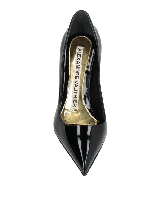 Alexandre Vauthier Black Pumps Textile Fibers