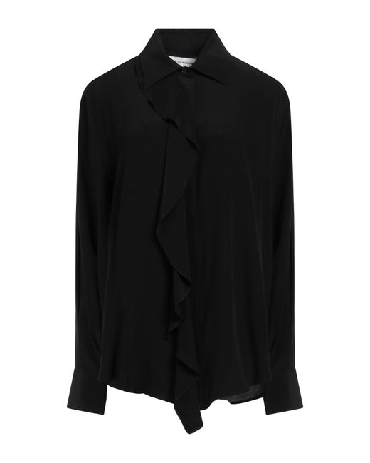 Victoria Beckham Black Shirt Silk