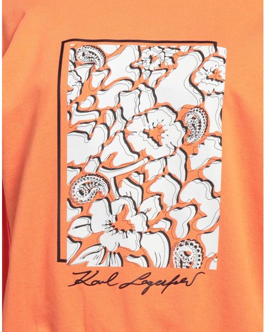 Sudadera Karl Lagerfeld de color Orange