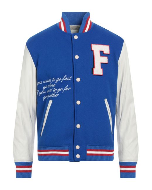 FAMILY FIRST Blue Jacket for men
