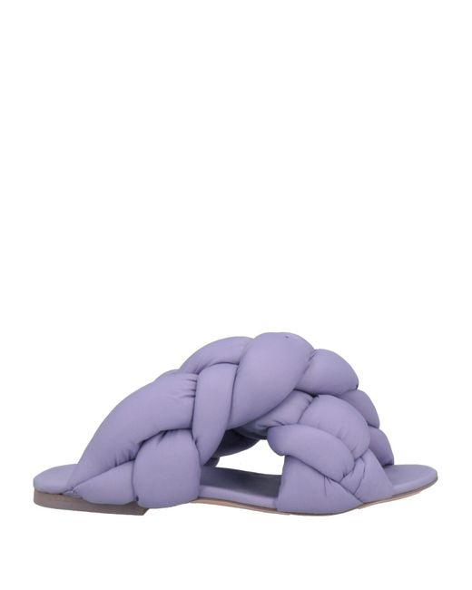 Sebastian Milano Purple Sandals