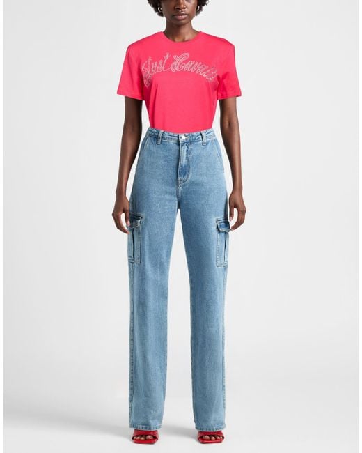 Just Cavalli Pink T-Shirts