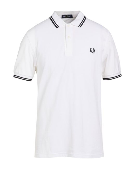 Fred Perry White Polo Shirt for men