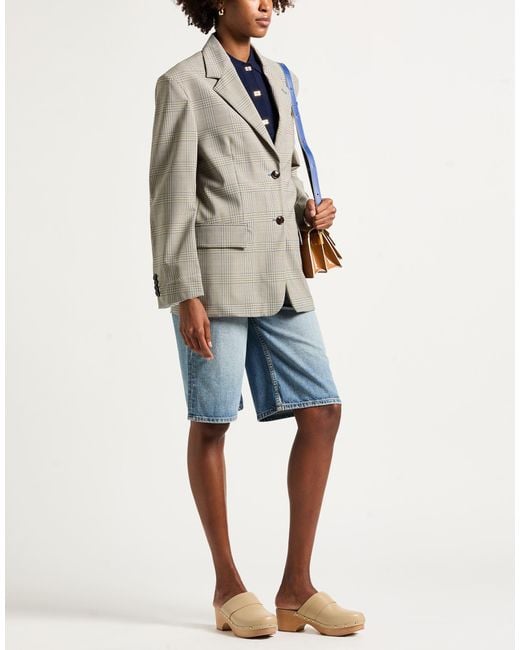 Marni Gray Blazer Polyester, Virgin Wool, Elastane
