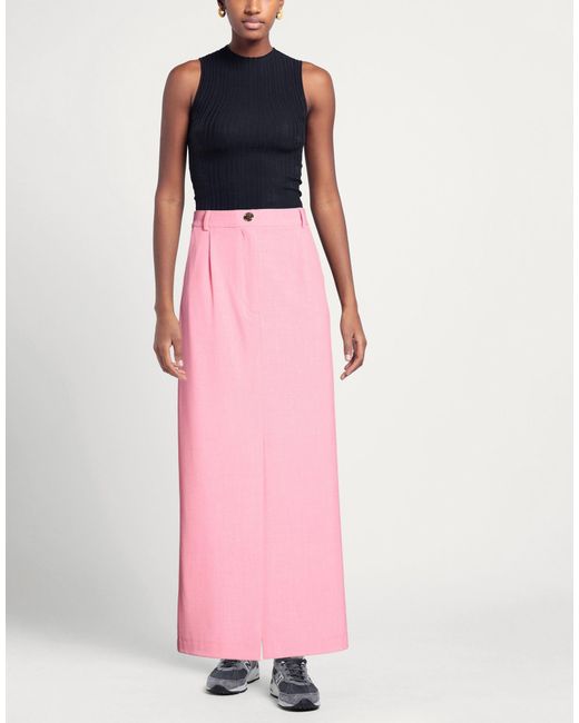 Blugirl Blumarine Pink Maxi Skirt