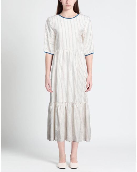 ALESSIA SANTI White Maxi Dress