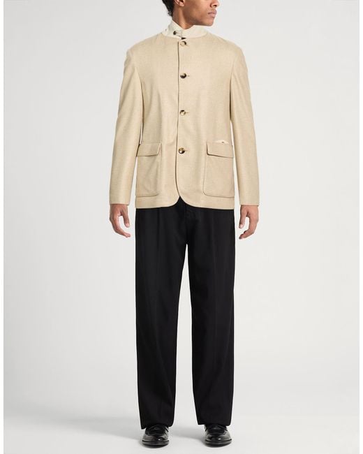 Chaqueta Y Cazadora Agnona de hombre de color Natural