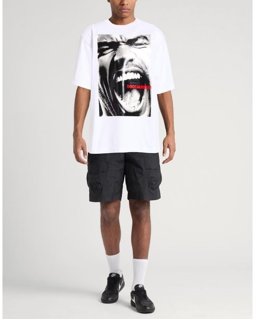 DSquared² White T-Shirt for men