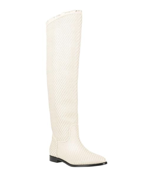 Dior White Boot