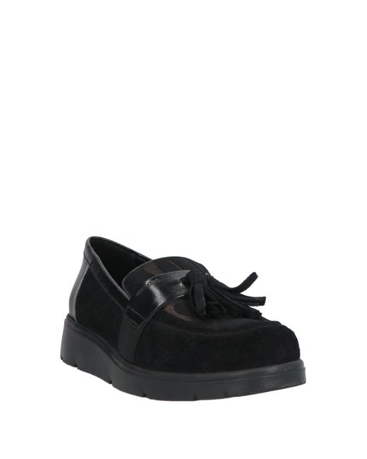 Geox Black Loafers