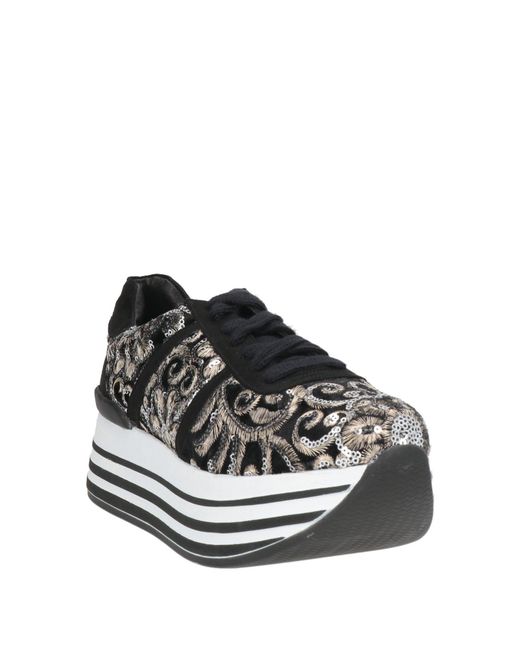 Tsakiris Mallas Black Sneakers Textile Fibers