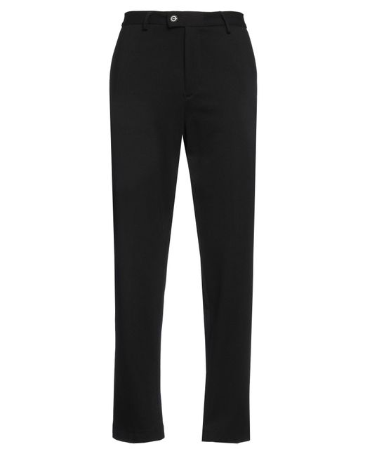 OVER/D Black Pants Viscose, Polyamide, Elastane for men