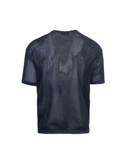 T-shirt Emporio Armani pour homme en coloris Blue