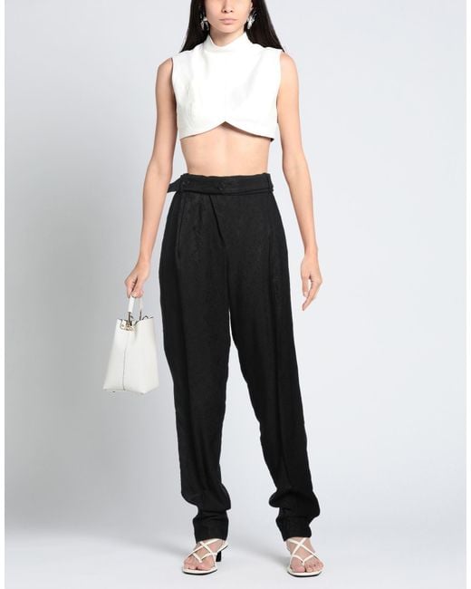 Setchu Black Pants Viscose, Polyamide