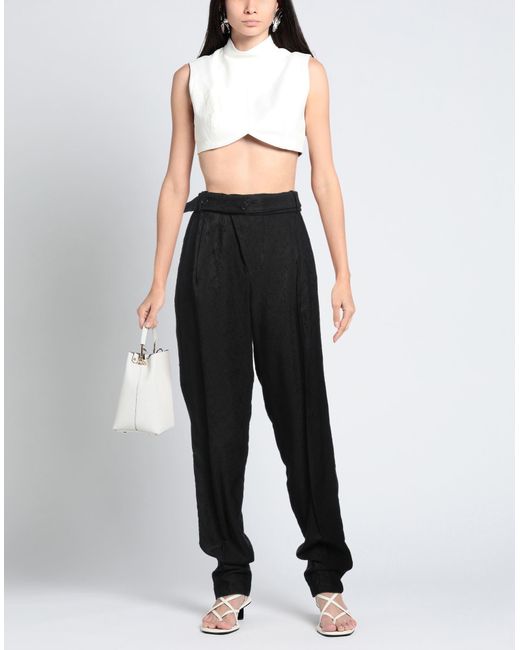 Setchu Black Pants Viscose, Polyamide