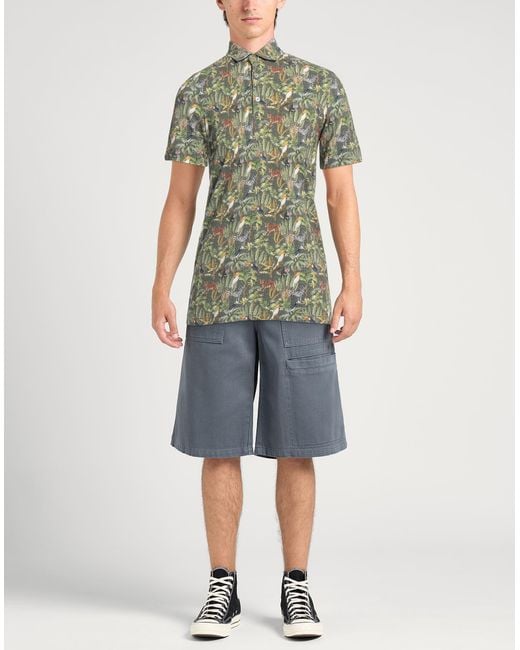 Altea Green Polo Shirt Cotton for men