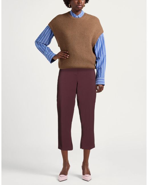 Elisabetta Franchi Purple Trouser
