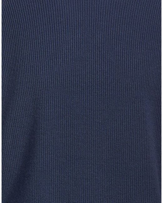 Brooksfield Blue Sweater Wool for men