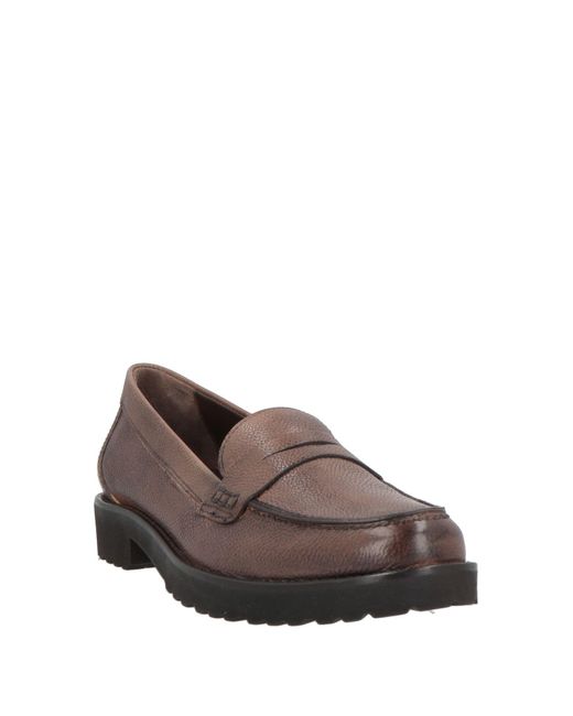 Calpierre Brown Loafers Leather