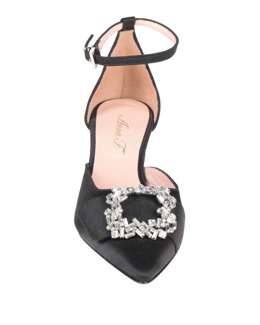 Anna F. Black Pumps