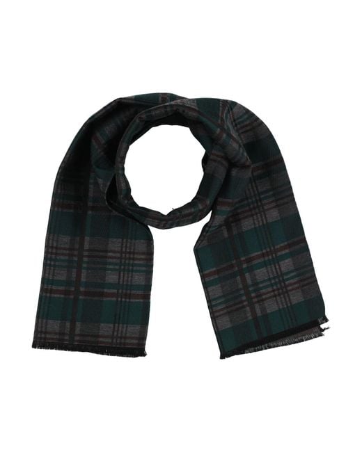 Malo Black Scarf Wool