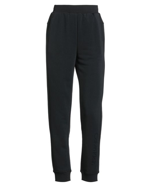 Calvin Klein Black Sport Pants Recycled Polyester, Elastane