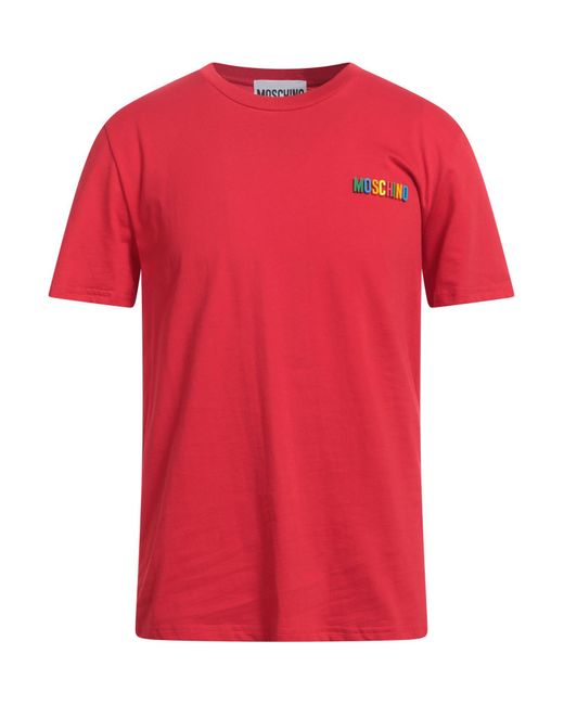 Moschino Red T-shirt for men