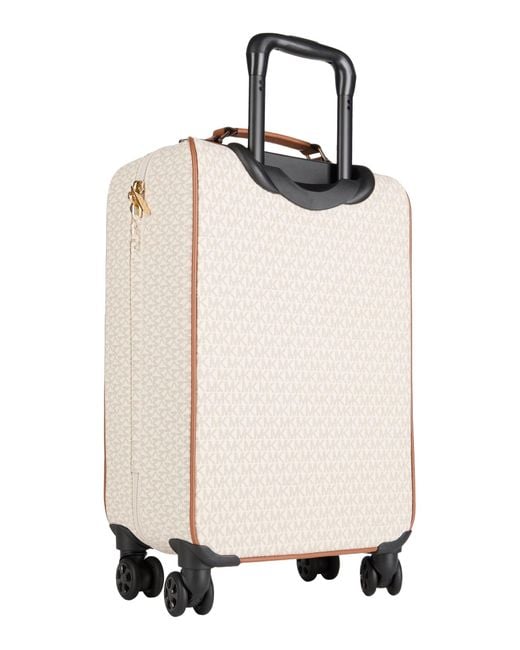 MICHAEL Michael Kors White Wheeled Luggage Pvc