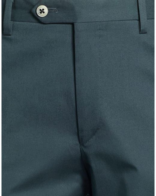 Corneliani Blue Pants Cotton, Elastane for men