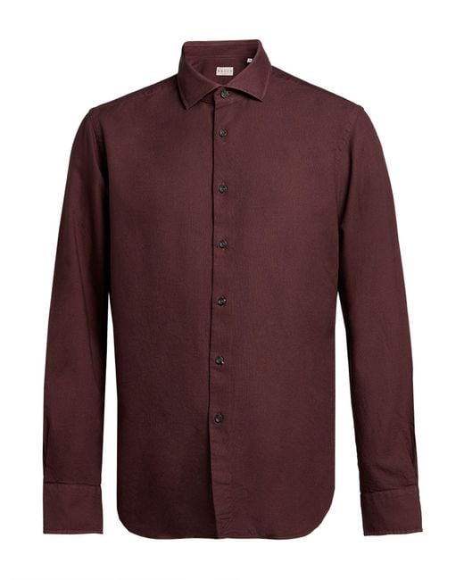 Xacus Purple Chocolate Shirt Cotton for men
