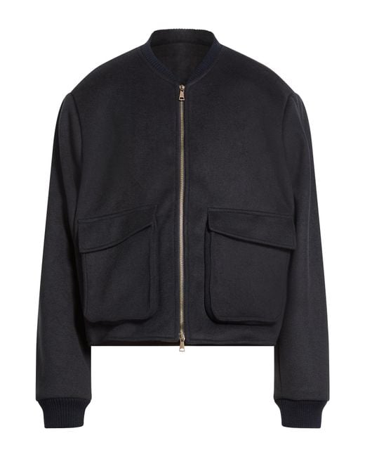 MARSĒM Black Midnight Jacket Wool, Polyester for men