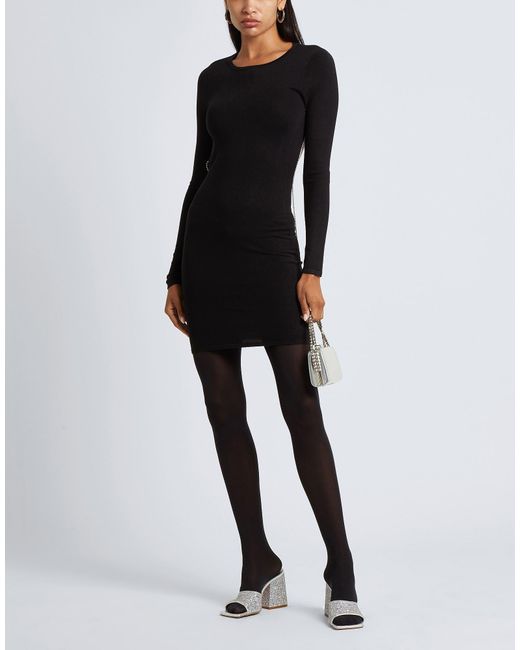 8 by YOOX Black Mini Dress