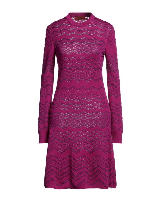 Missoni Purple Midi Dress
