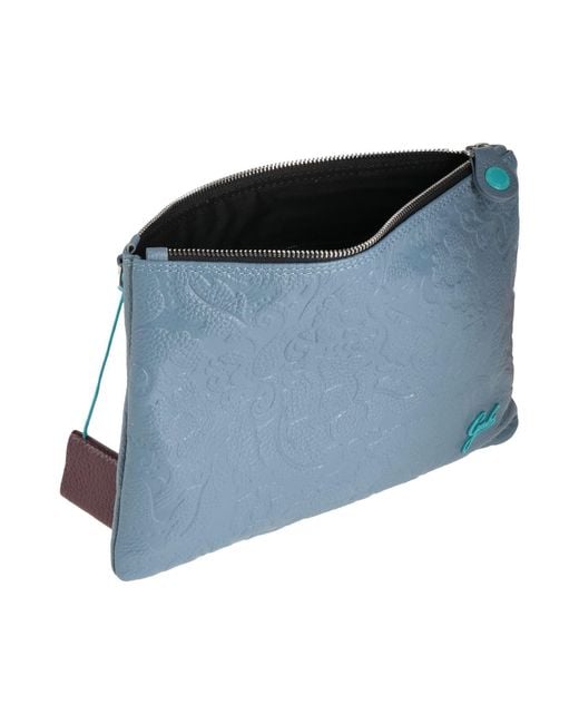 Gabs Blue Slate Cross-Body Bag Calfskin