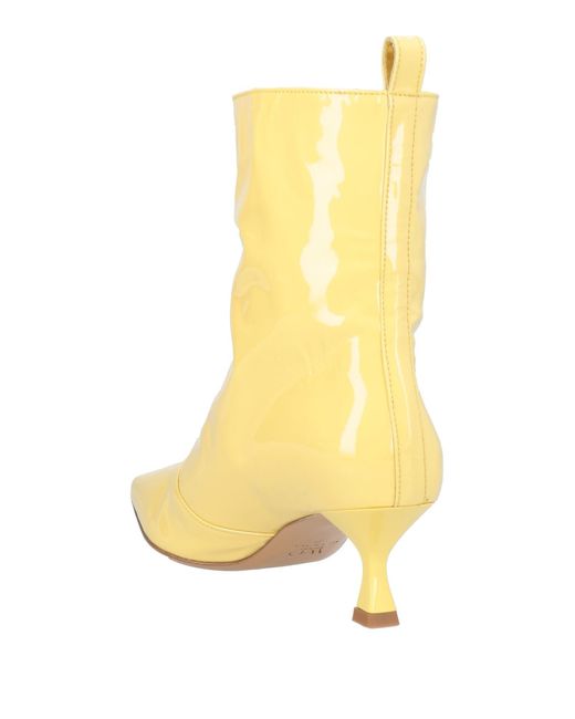 Wo Milano Yellow Ankle Boots