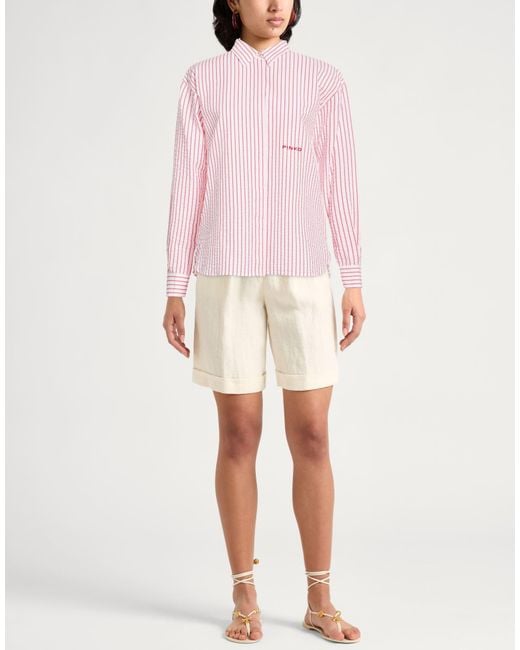 Pinko Pink Shirt Cotton, Elastane