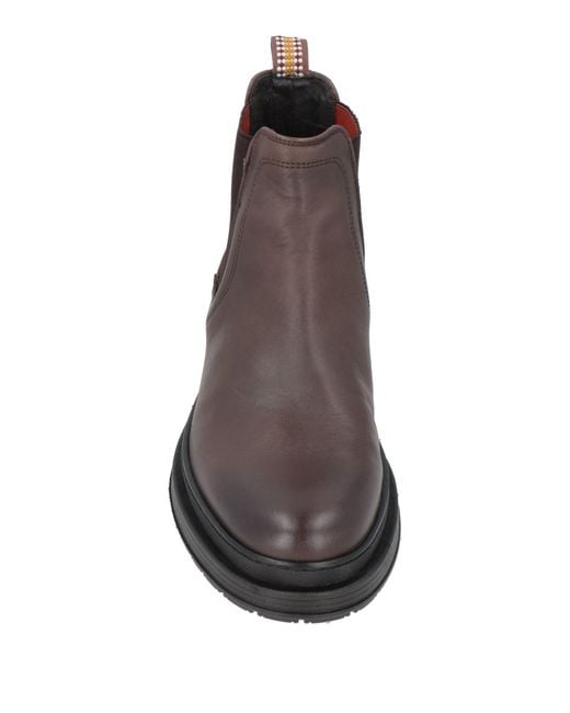 Ambitious Brown Ankle Boots Leather for men