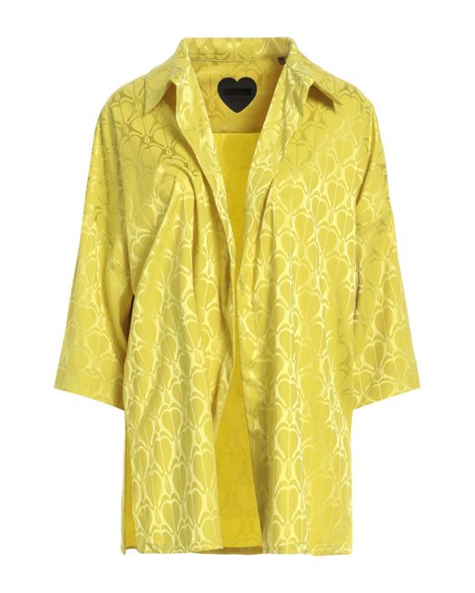 Rrd Yellow Shirt Polyester, Elastane