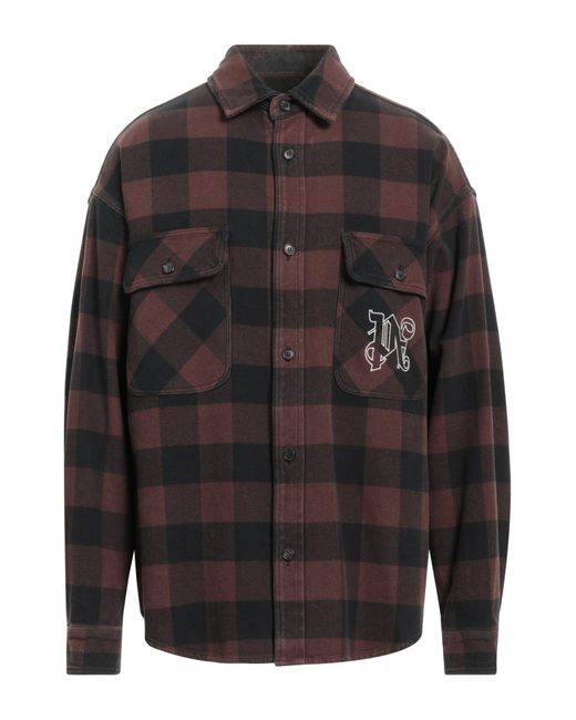 Palm Angels Gray Shirt for men