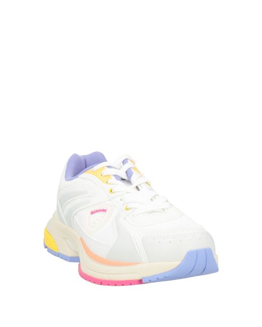 Blauer White Trainers