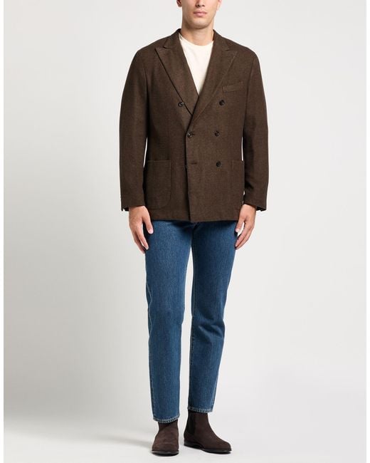 Boglioli Brown Blazers for men