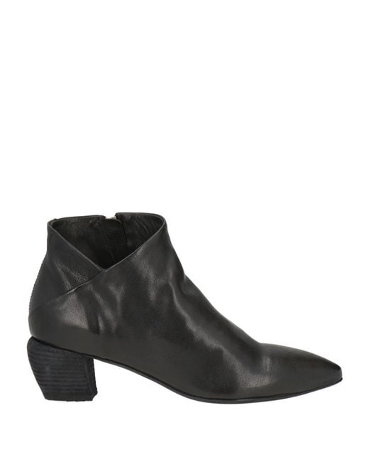 Officine Creative Black Ankle Boots Leather