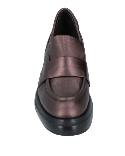 Paloma Barceló Brown Loafers Leather