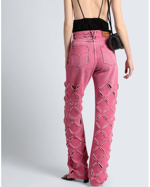Versace Pink Jeanshose