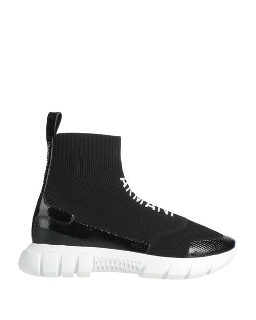 ARMANI EXCHANGE Black Trainers