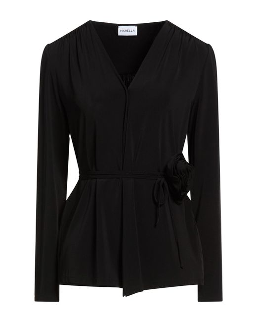 Marella Black Top Viscose, Elastane