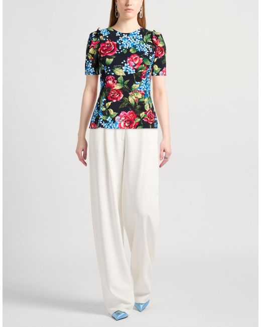 Dolce & Gabbana Black Top Viscose, Elastane