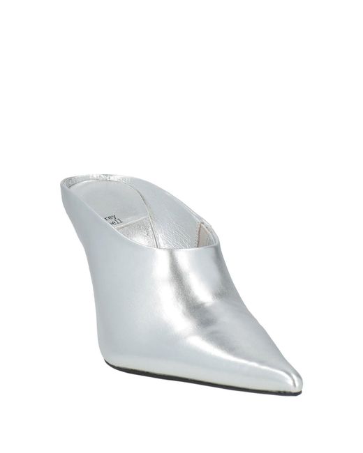 Jeffrey Campbell White Mules & Clogs